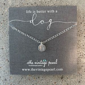 Dainty Paw Necklace on 18” Chain